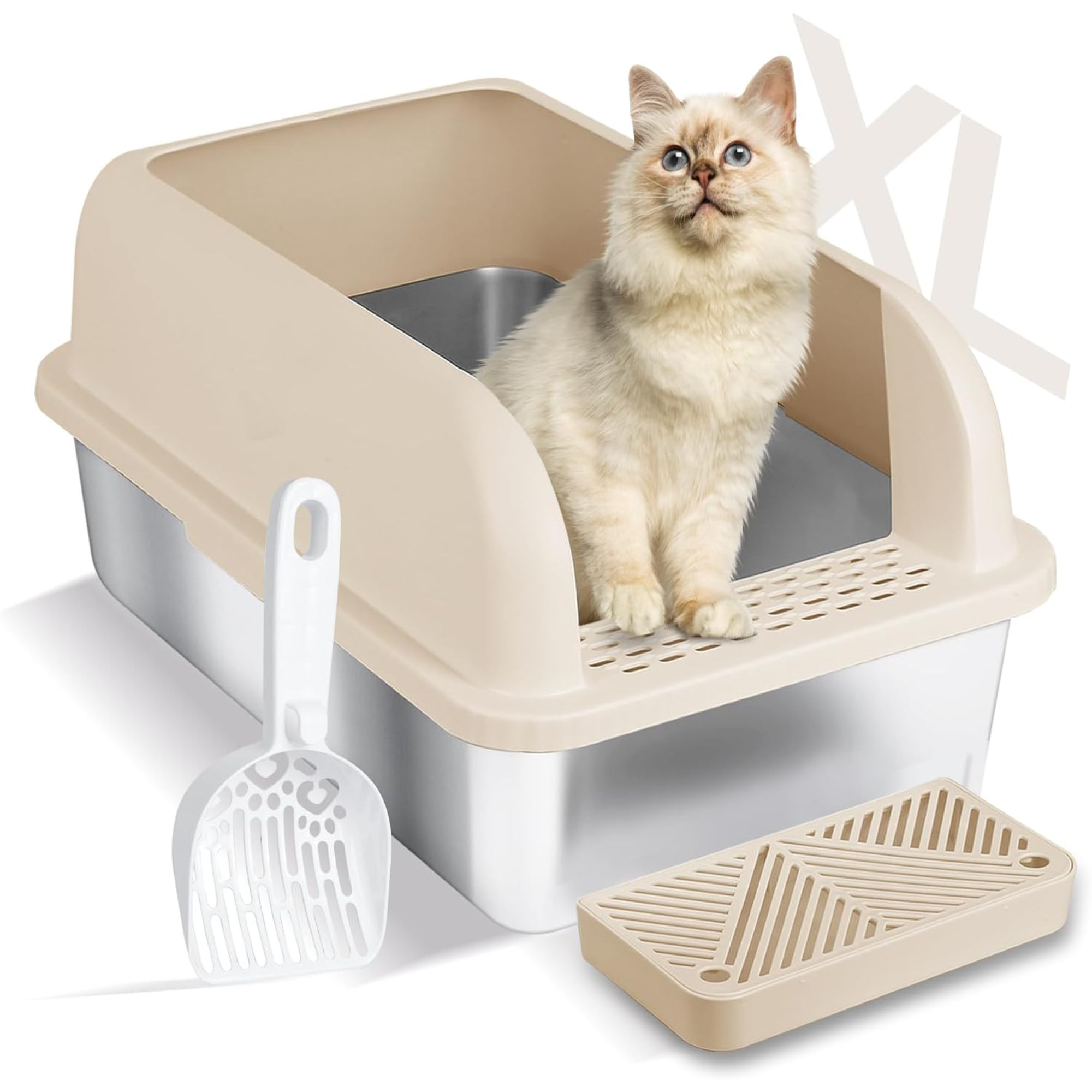 Cat litter tray with lid hotsell